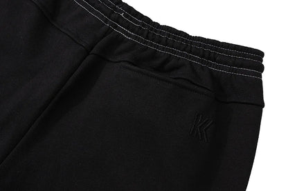 high new luxury men 2022 classic kiko multi pockets comfortable cotton parkour sweat casual pants sweatpants overalls r052 unique joggers style 844