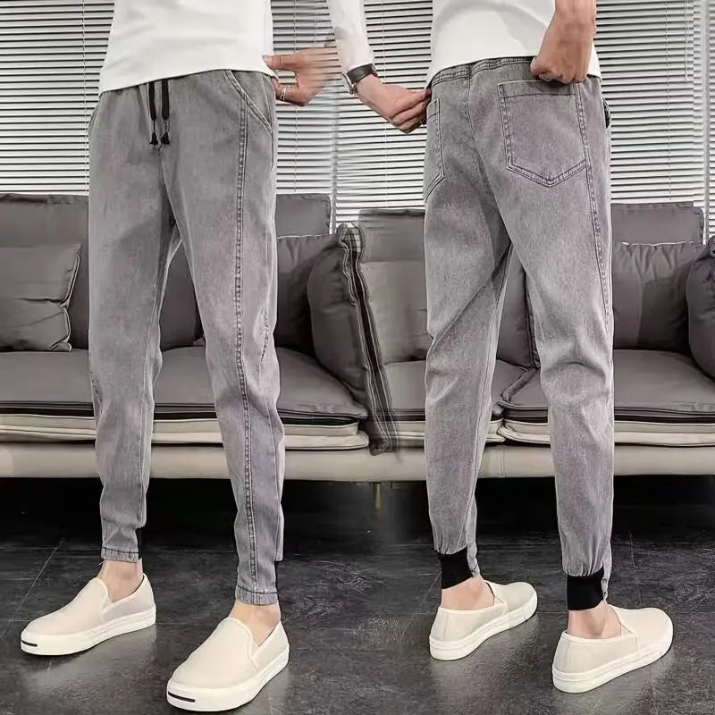 Fleece Men Trousers Korean Luxury Clothing Streetwear Slim Fit Cargo Pants Slim Fit Casual Work Wear Trousers Y2k 2024 Autumn Street King Limited