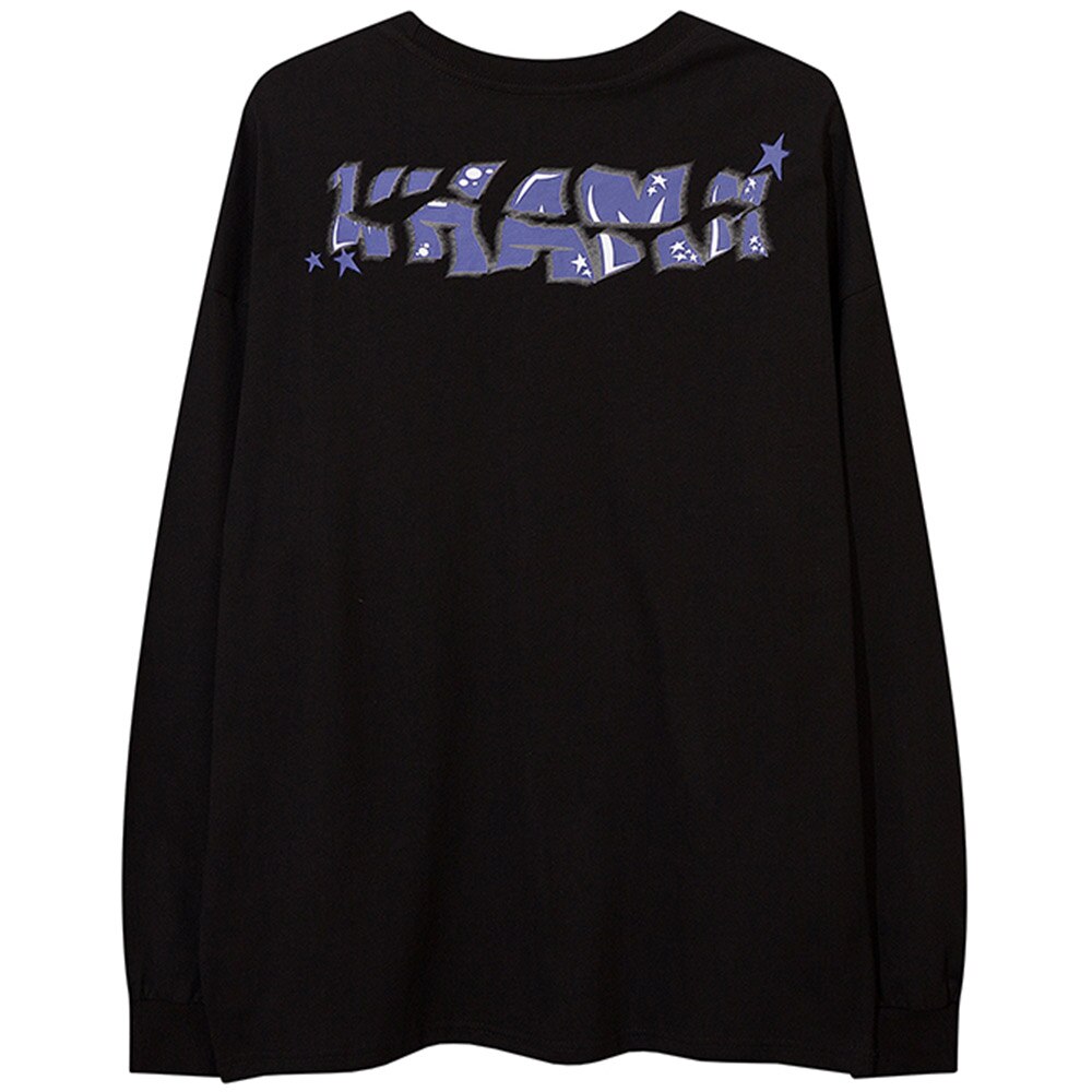 "Behind You" Unisex Men Women Streetwear Graphic Sweatshirt Daulet Apparel