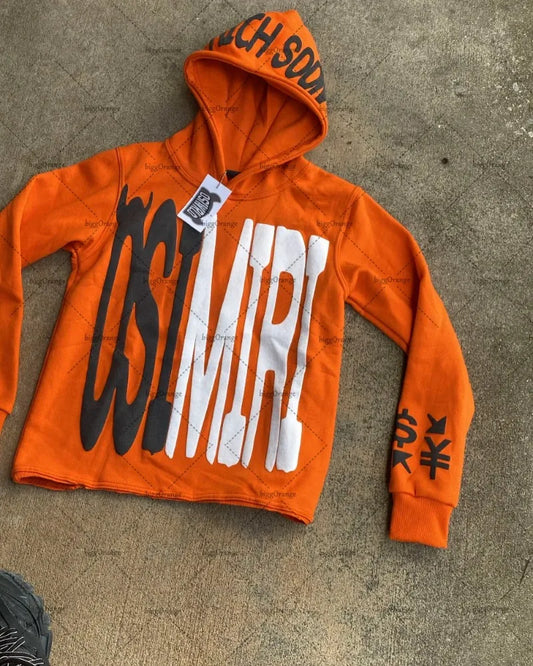 2023 New Fashion Streetwear Letters Oversized Print Pullover Hoodie Men'sY2K Fashion Casual Loose Versatile Sweatshirt Women's Street King Limited