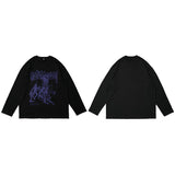 "Fallen Knight" Unisex Men Women Streetwear Graphic Sweatshirt Daulet Apparel