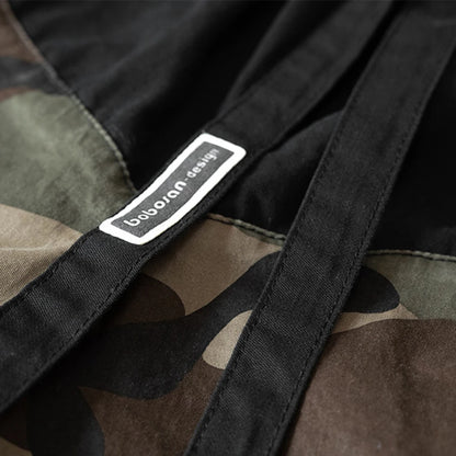 y2k shorts summer american street multi pocket camouflage workwear mens shorts trendy casual five quarter pants mens clothing unique shorts style 452