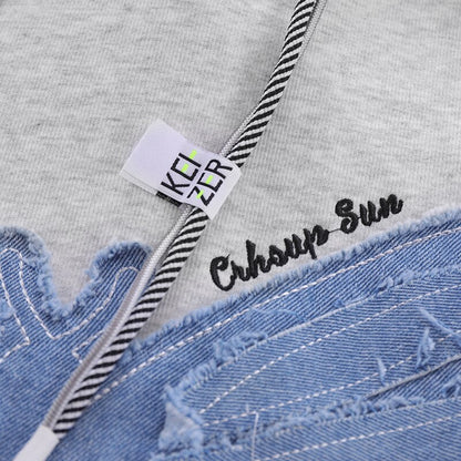 "Blue Butterfly" Unisex Men Women Streetwear Graphic Hoodie Daulet Apparel