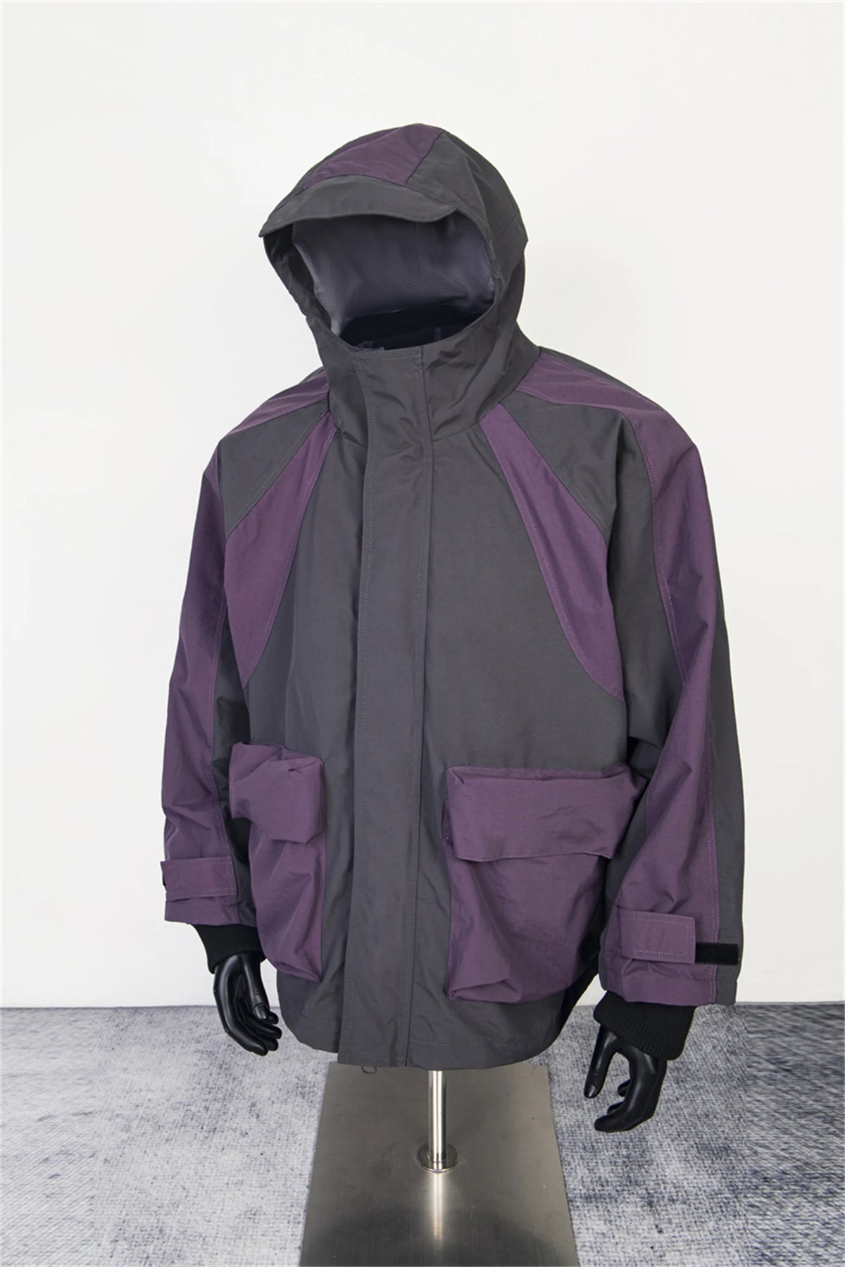 2024 new grai lz brand fashion solid high street muti functional interchange jacket minimalist street pants