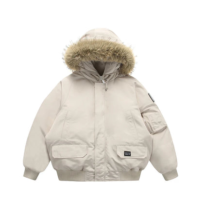 men winter streetwear loose casual fashion cotton padded hooded parkas bomber jacket women oversize thicken coat outerwear unique default style 994