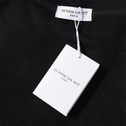 Black Rice White IH NOM UH NIT Hoodies Roses Masked Men Printing Loose Casual Lovers Men Woman Pullover Sweatshirts Street King Limited