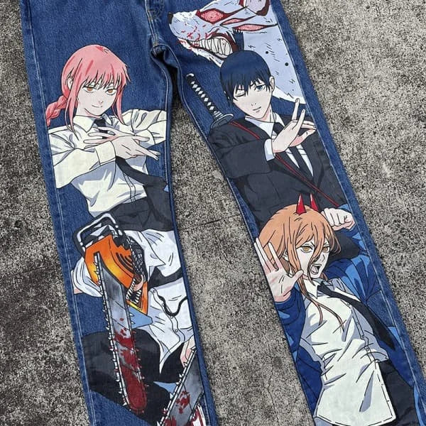Y2K Harajuku Next Drop Streetwear Jeans for Men Wide Trouser Graphic New Women High Waist wide leg Pants y2k men clothing Street King Limited