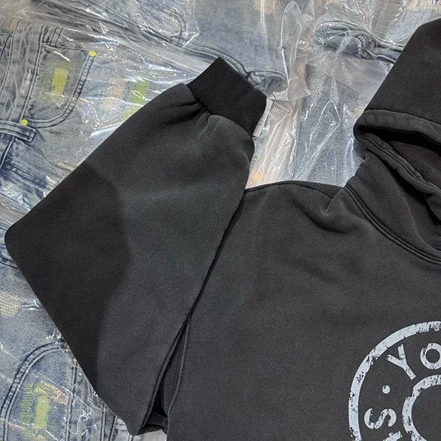 Fleece cotton blend hoodie Street King Limited