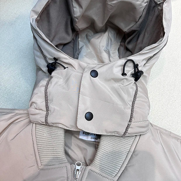 Brand New 2023 Mens Ninja Functional Dual Zipper Parkas Windproof Hooded Jacket Puffers Pockets Outdoor Work Coats Thicken #633 Street King Limited
