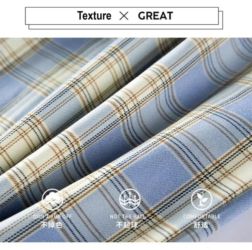 Checkered Pants Plaid Women's Free Shopping Loose Straight Wide-leg Wild Straight Casual Plaid Street King Limited