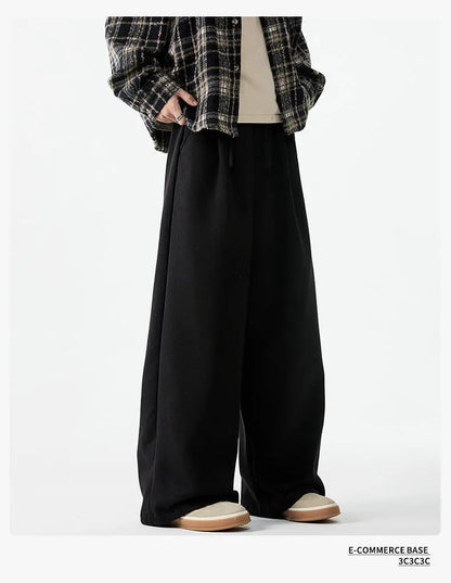 men women loose casual streetwear fashion wide leg sport pants jogger sweatpants hip hop trousers baggy pants unique joggers style 1587