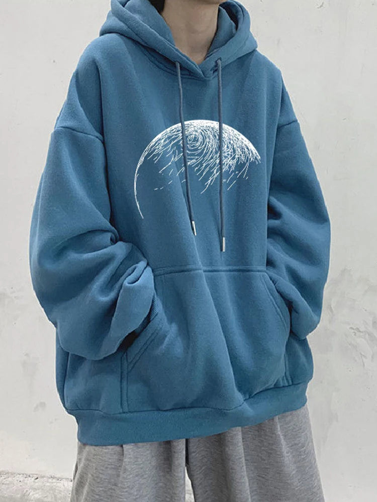 Goth Fashion Graphic Printed Hoodies Men's Autumn Hip Hop Fashion Oversized Hooded Sweatshirts New Y2K Streetwear Clothes Street King Limited