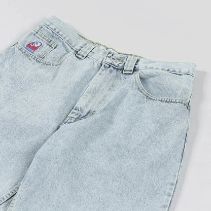 Harajuku Y2k Wexwear Embroidery Skateboarding Jeans Denim Men Letter Graphic Streetwear Shorts 2024 Baggy Gym Basketball Shorts Street King Limited