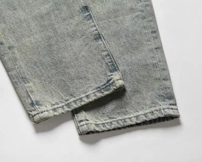 retro washed skinny jeans men pant destroyed ripped holes slim biker zipper jeans trousers fashion streetwear hip hop joggers unique joggers style 4215