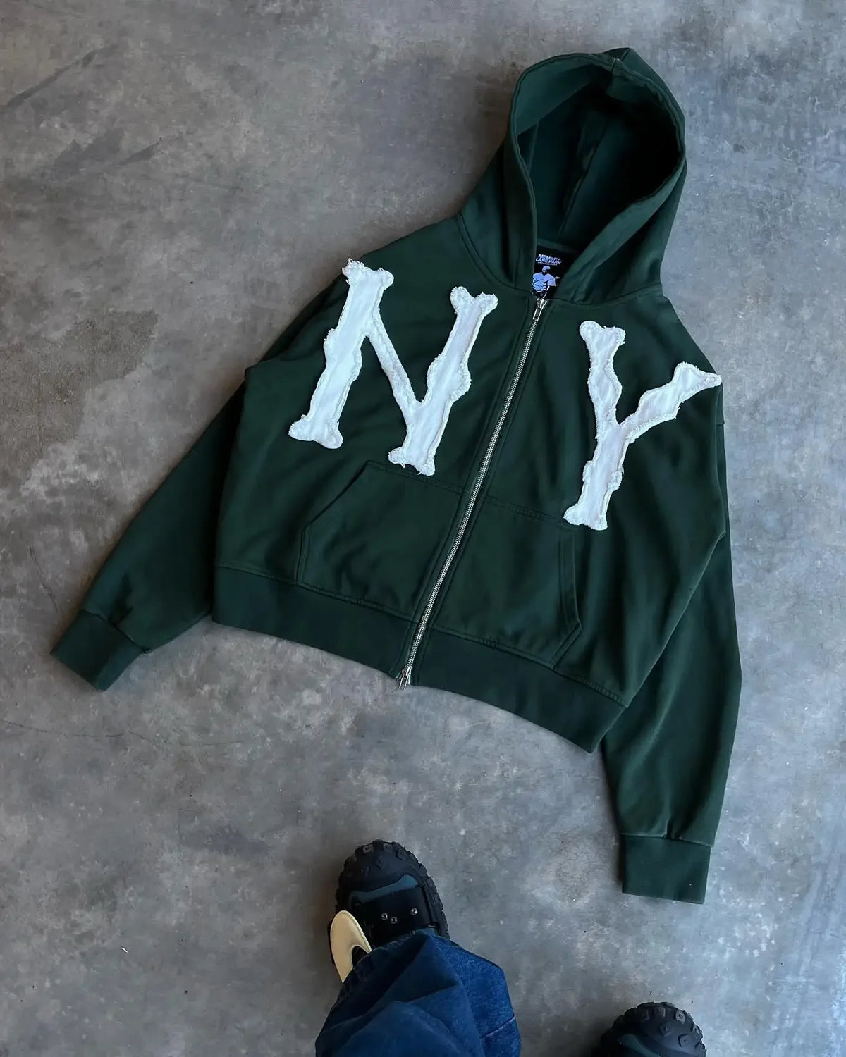 Winter American Gothic Men's Personalized Hooded Sweatshirt and Sweatpants Two-piece Set Trendy Y2K Niche Sports Men's Top Street King Limited