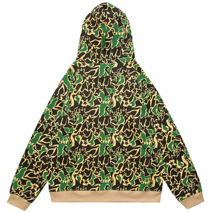 "Born Wit Horns" Unisex Men Women Streetwear Graphic Hoodie Daulet Apparel