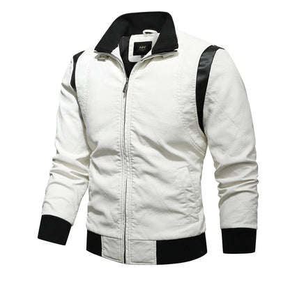Autumn Winter Bomber Leather Jacket Men Scorpion Embroidery Hooded Jacket PU Leather Motorcycle Mens Ryan Gosling Drive Jacket Street King Limited