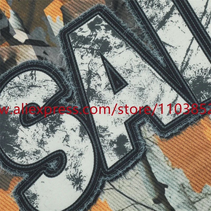 Autumn and Winter Vintage American High Street Men's Hooded Hoodie Clothing with Maple Leaf Printing Tops Oversize High Quality Street King Limited