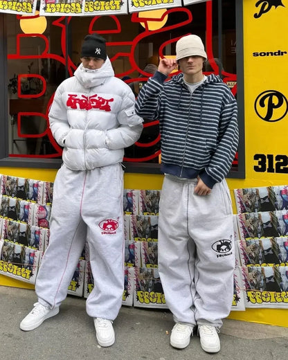 harajuku man long pants cargo streetwear joggers men y2k casual police trousers work pants male korean streetwear merican style 1 unique joggers style 1235
