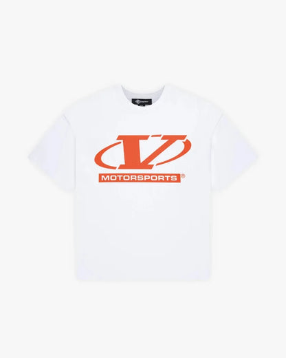European and American New Racing Letter Printed Oversized Short-sleeved Tops Men Y2k Harajuku Retro Fashion Loose T-shirts Women Street King Limited