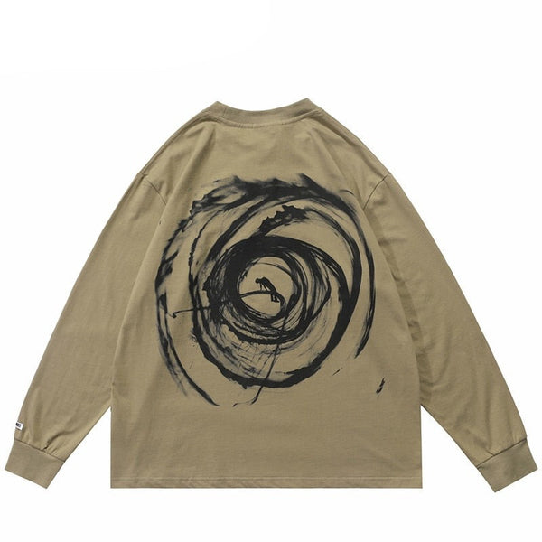 "Vortex" Unisex Men Women Streetwear Graphic Sweatshirt Daulet Apparel