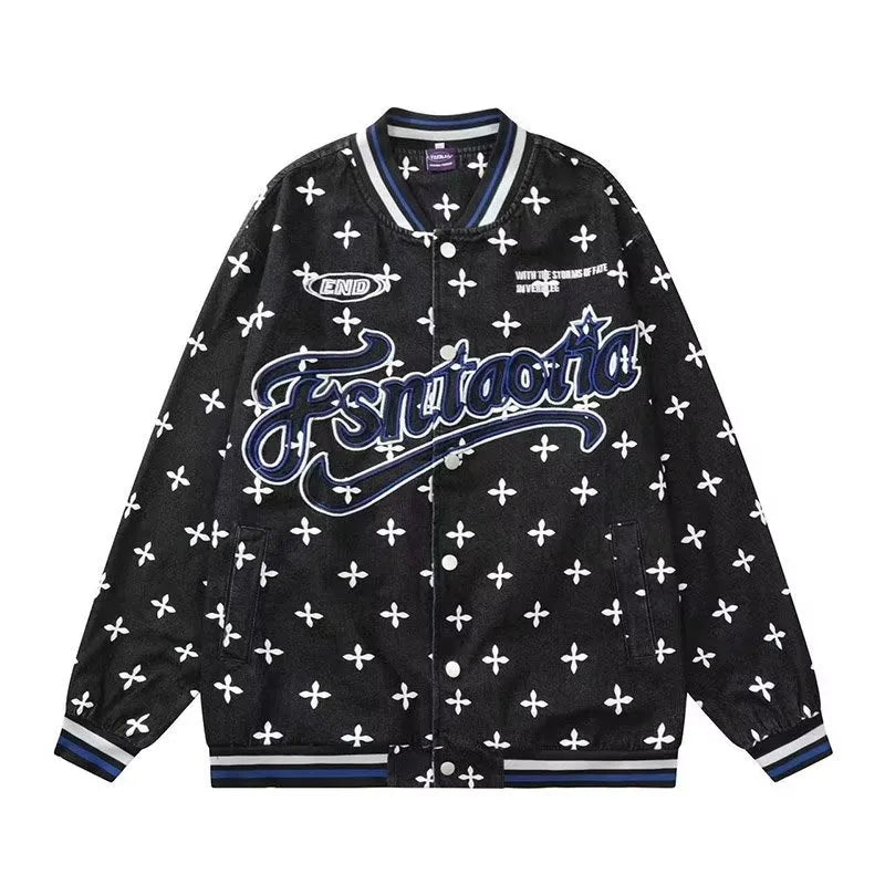 2024 japanese college mens jackets letter print harajuku fashion couple coats high street unisex baseball uniform trend y2k unique default style 2164