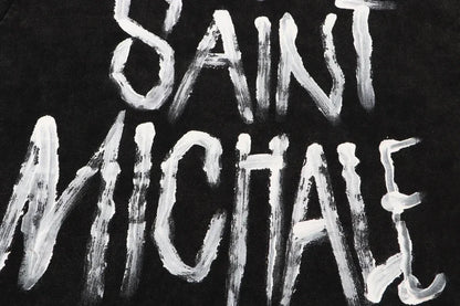 Newest Saint T-shirts Letter Pattern Tops Tee Men Woman Spring Best Quality Casual Crewneck Short Sleeve Street King Limited