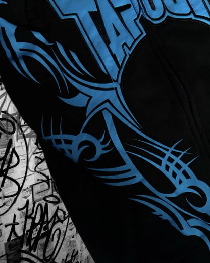 Retro Tapout Hip Hop Letter Zipper Hoodie Y2K Sweatshirt Women Mens Graphic Print Oversized Hoodie Jacket Clothes Streetwear Street King Limited
