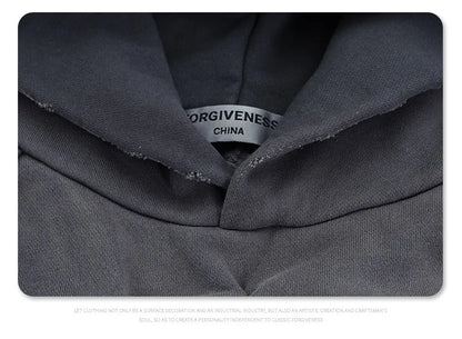 Stitching deconstructed gradient dyed heavy hoodie Street King Limited