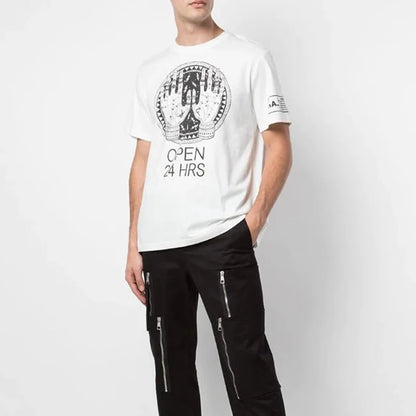 HACULLA T Shirts Men Woman Spring Summer White 1:1 Good Quality O-Neck Casual Vintage Top Tees Street King Limited