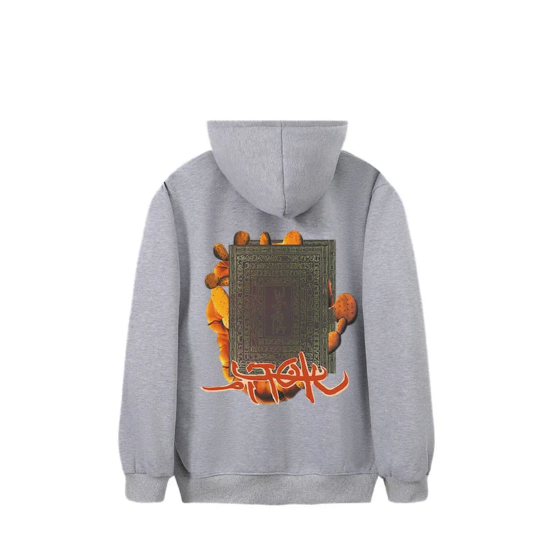 New luxury 2023 UTOPIA Mayan civilization Pullover Hoodies Hoody hooded Sweatshirts velvet Cotton Drake Thick Fleece Street #538 Street King Limited