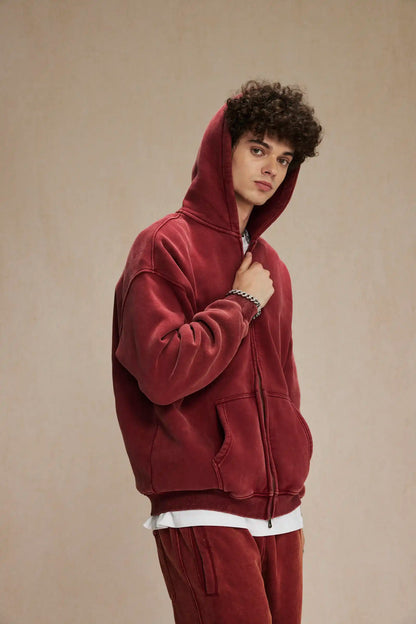 Batik fleece zippered hoodie Street King Limited