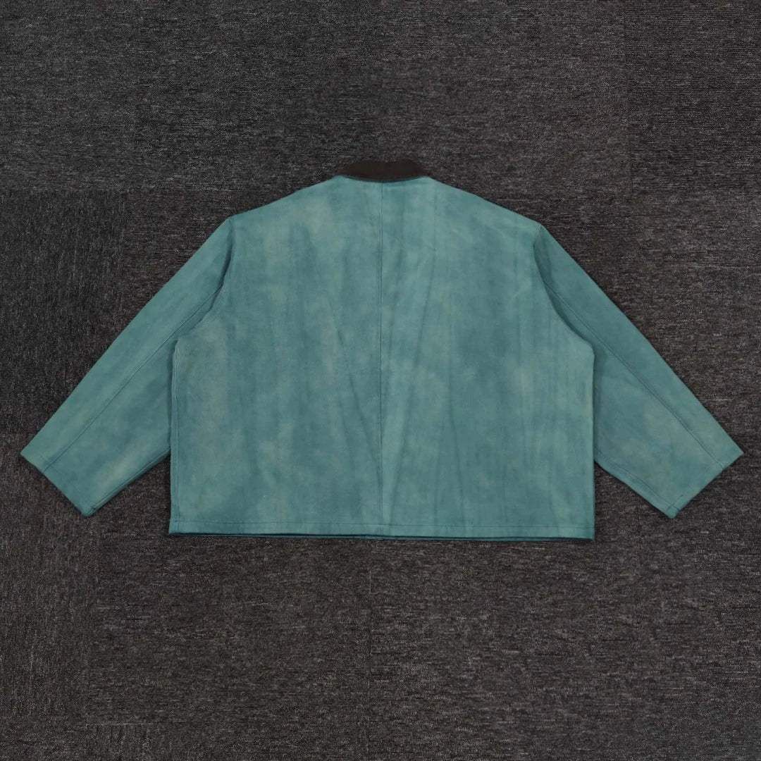 new 2023 gentleman men long season 6 kanye west stonewashed old denim baseball coats jackets abstract digital coat warm 498 unique jeans style 3301