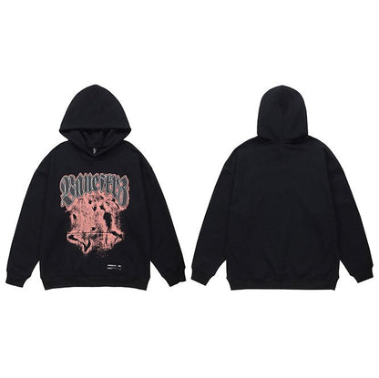 "Black Market" Unisex Men Women Streetwear Graphic Hoodie Daulet Apparel