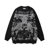 "Ripped Apart" Unisex Men Women Streetwear Graphic Sweater Daulet Apparel