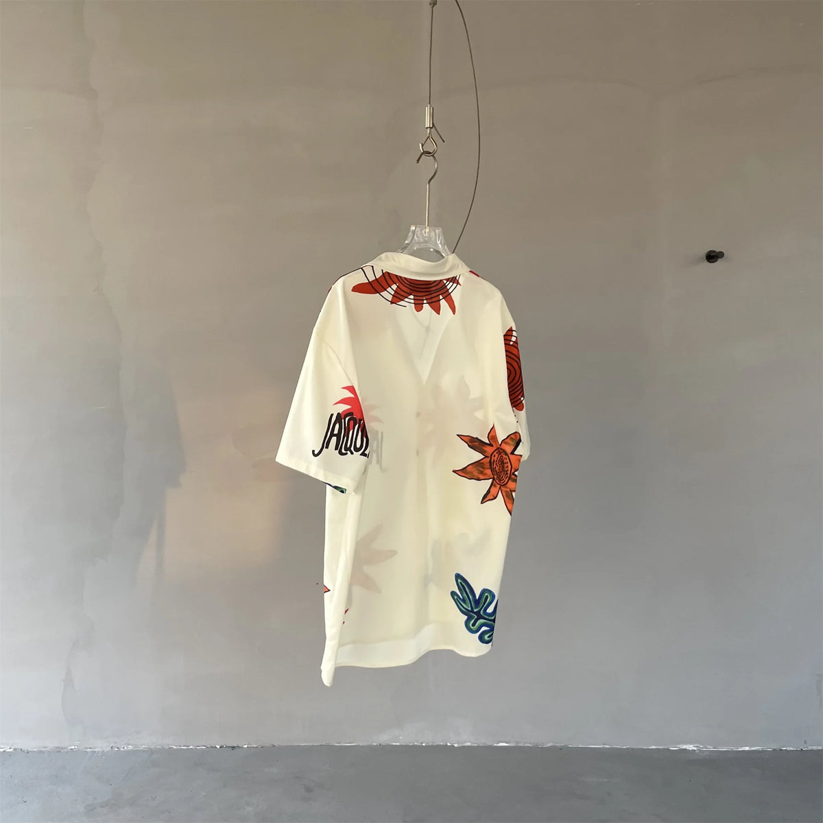 24SS Vintage Retro Starfish Direct Print High-Street Casual Beach Style Quality Short Sleeve Shirt Street King Limited