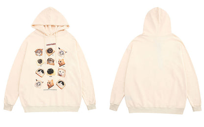 "Chest Board" Unisex Men Women Streetwear Graphic Hoodie Daulet Apparel