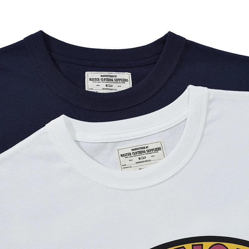 2022 Summer T Shirt  Men Amekaji Vintage High Quality Cotton Animal Printed Short Sleeve Tshirts Male Round Neck Casual Top Tees Street King Limited