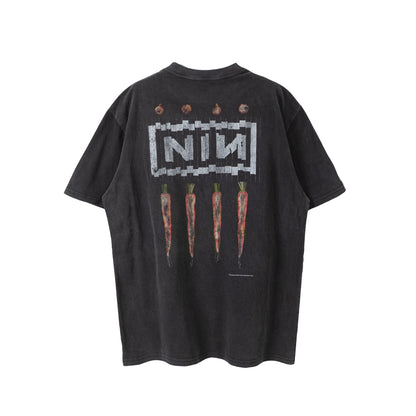 Summer Hotselling Vintage High-Street 90s Style Rock Band T-Shirt Tops For Men Street King Limited