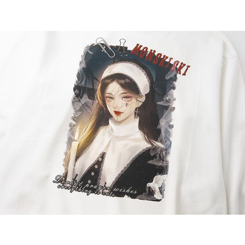 "Beauty Queen" Unisex Men Women Streetwear Graphic Hoodie Daulet Apparel
