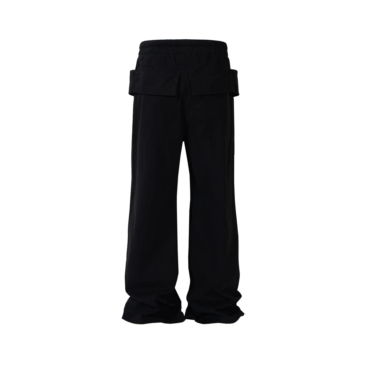 ro style double pockets drawstring wide leg cargo pants for men and women straight black baggy trousers oversized 1 unique cargo style 2099