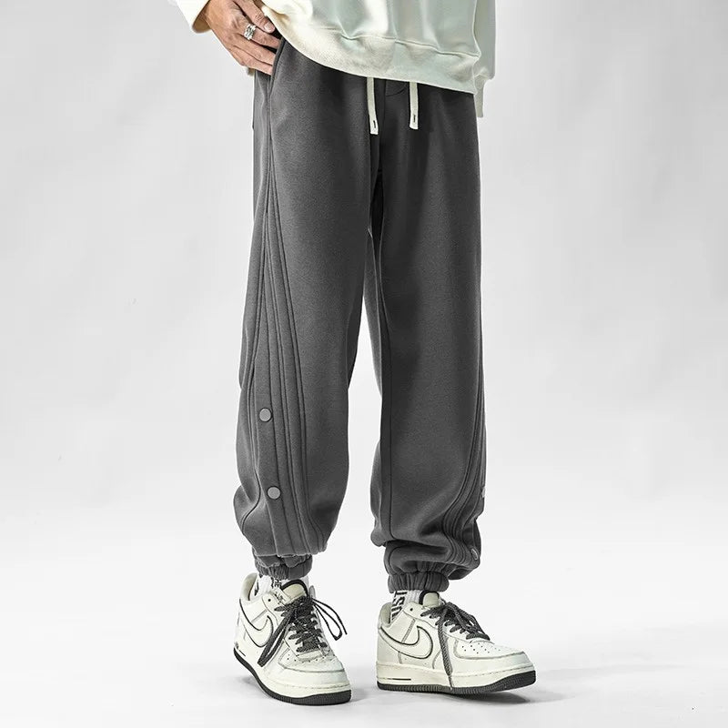 autumn casual joggers sports pants mens high street baggy breasted trousers 2024 new harajuku fashion y2k gym sweatpants casual joggers