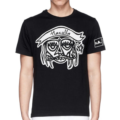 HACULLA T Shirts Men Woman Spring Summer White 1:1 Good Quality O-Neck Casual Vintage Top Tees Street King Limited