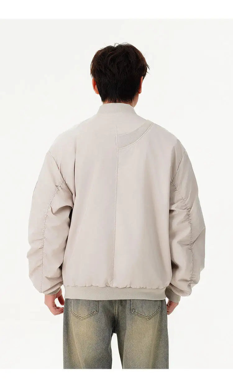 fashion spring autumn jacket men women streetwear fashion loose casual techwear bomber jacket cityboy baseball coat outerwear unique default style 664
