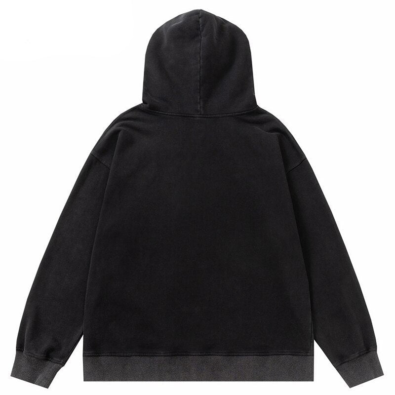 "Run The Block" Unisex Men Women Streetwear Graphic Hoodie Daulet Apparel