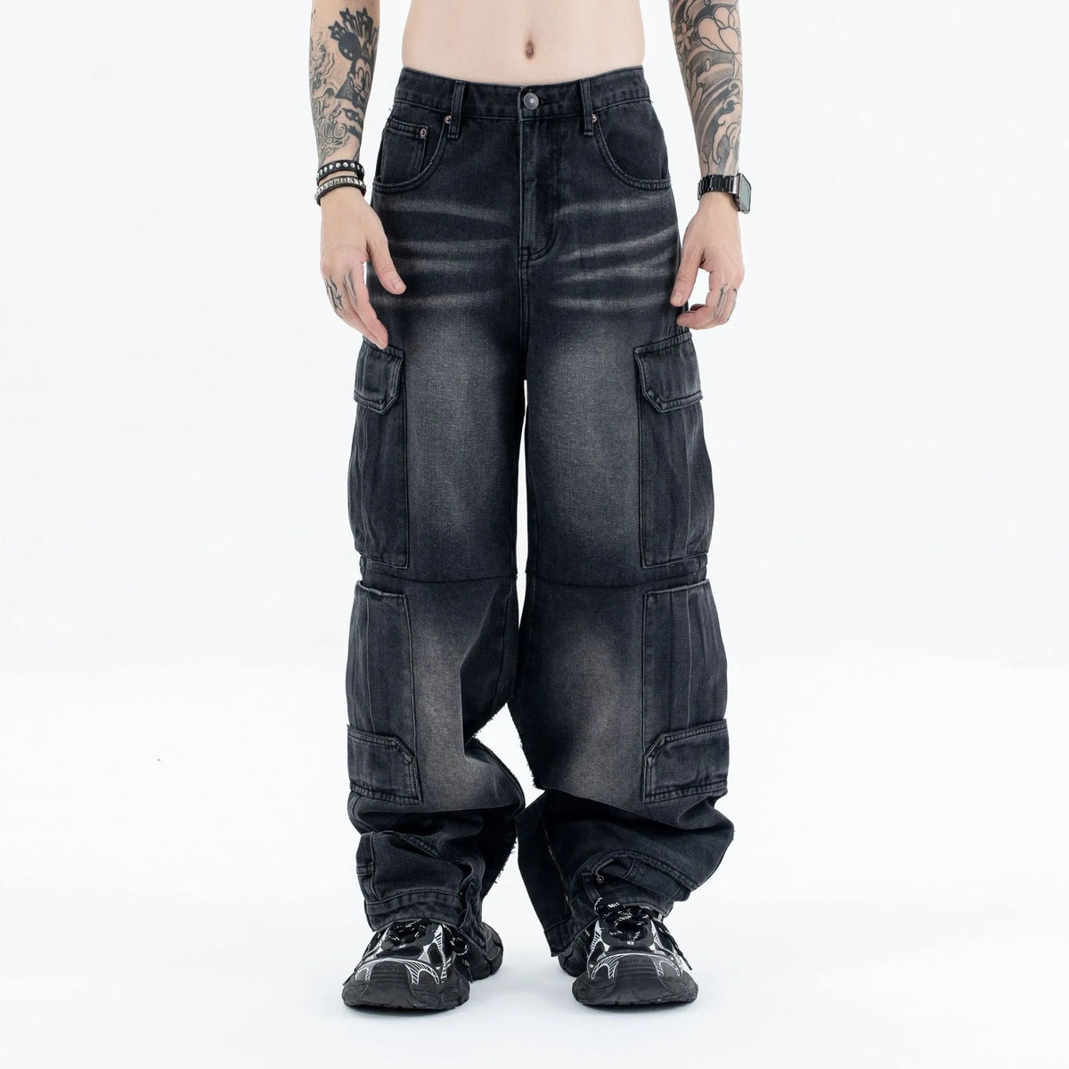 The new autumn and winter jeans are on backwards Street King Limited