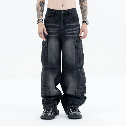 The new autumn and winter jeans are on backwards Street King Limited