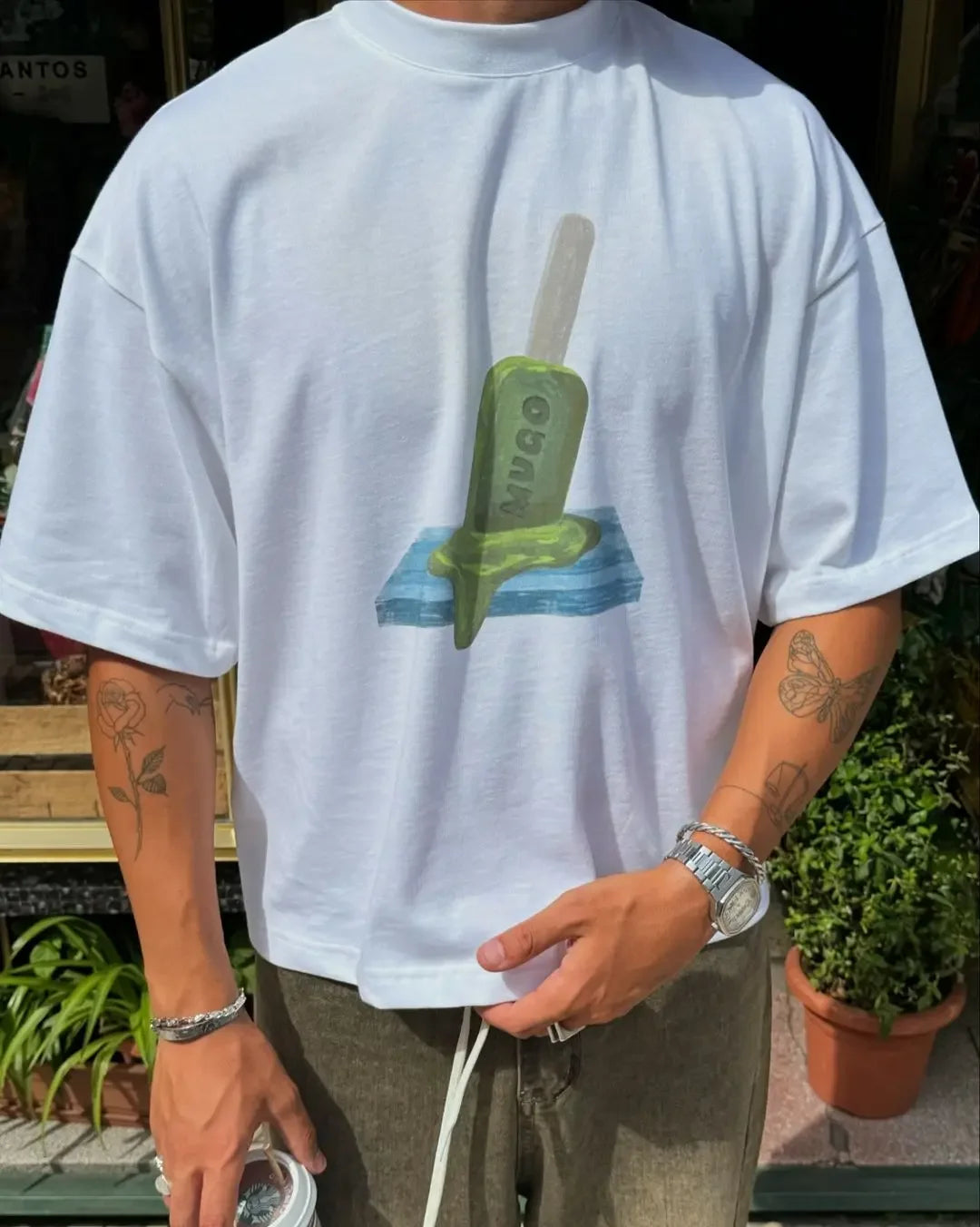 Harajuku men casual flower graphic t shirts gothic oversized pro choice casual streetwear couples y2k tops goth men clothing Street King Limited
