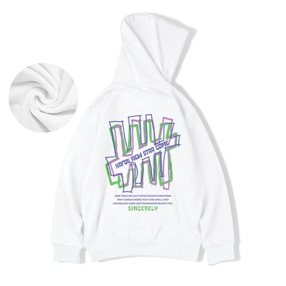 Retro Graffiti Letter Print Letter Pullover Hoodies Men's Streetwear Oversized Fleece Hooded Sweatshirts Casual Y2K Hoodie Street King Limited
