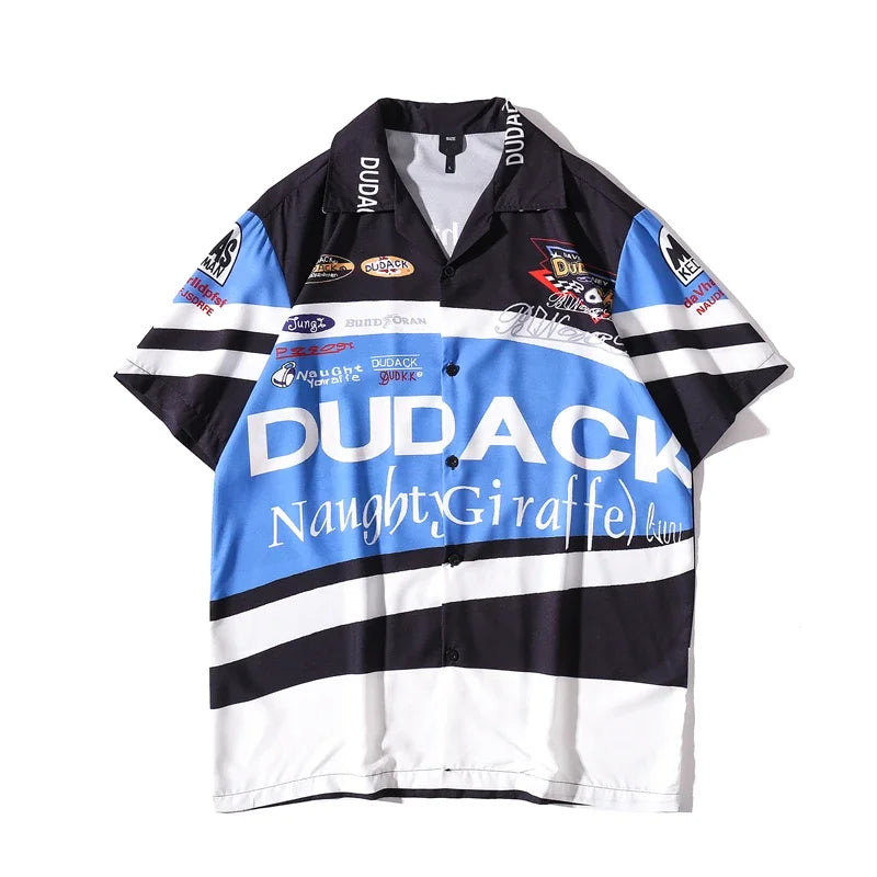 Dark Icon Summer Polo Shirt Men Vintage Streetwear Men's Hawaiian Shirt Street King Limited